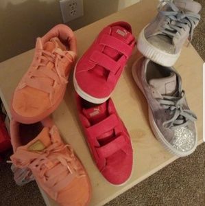 Girl's Puma's size 3Y